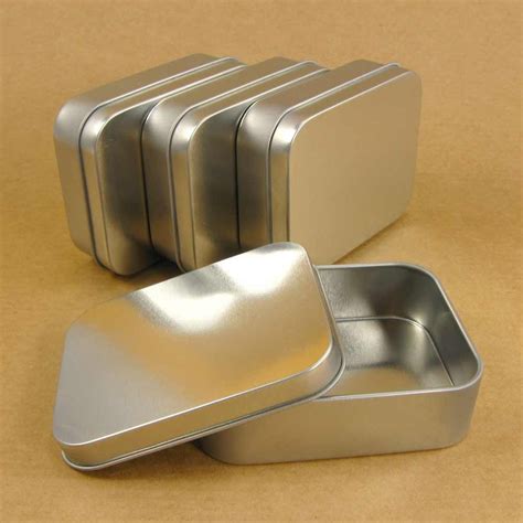 metallic jewelry gift boxes|metal tin box with lid.